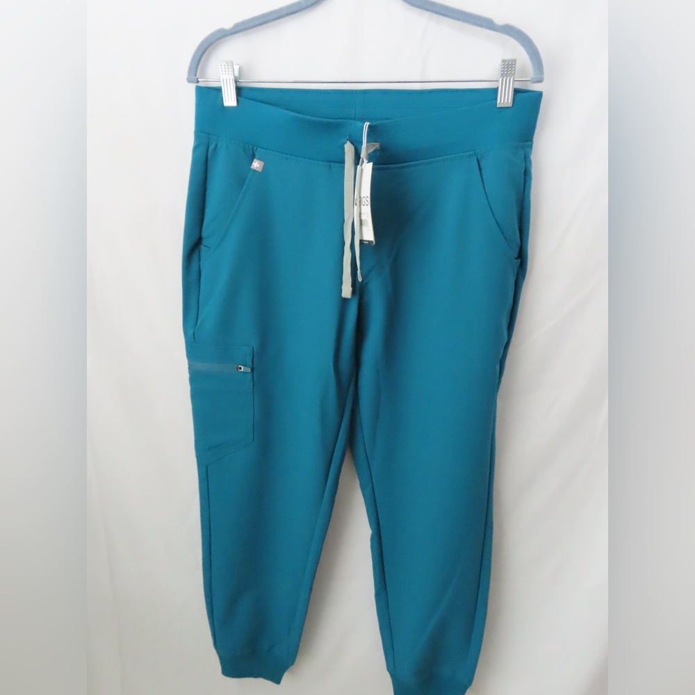 FIGS Caribbean Blue Green Zamora 2.0 Jogger Scrub Pants